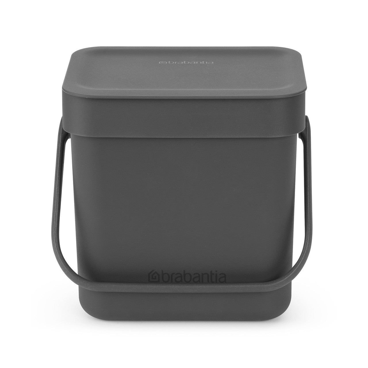 BRABANTIA Sort &amp; Go Waste Bin, 3L - Grey