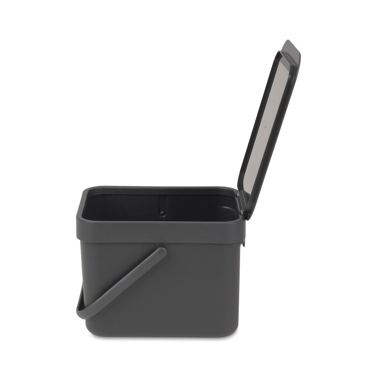 BRABANTIA Sort &amp; Go Waste Bin, 6L - Grey