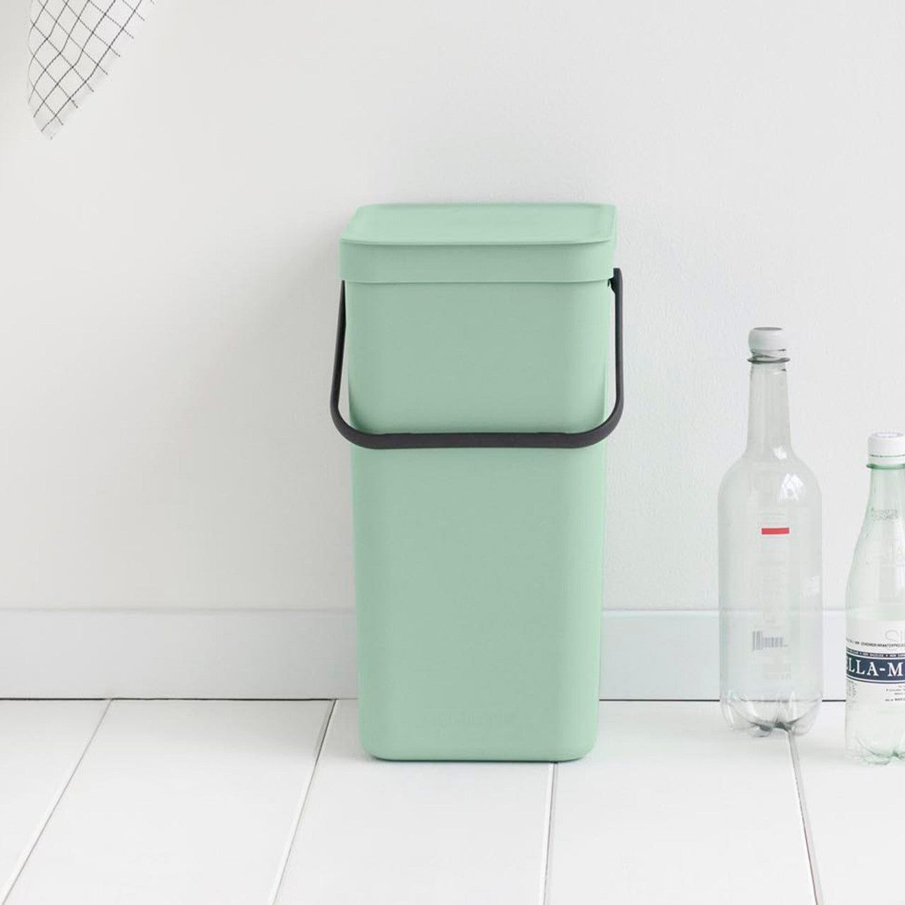 BRABANTIA Sort &amp; Go Waste Bin, 16L - Jade Green