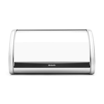 BRABANTIA Roll Top Bread Bin, Medium - Brilliant Steel