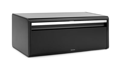 BRABANTIA Fall Front Bread Bin - Matt Black