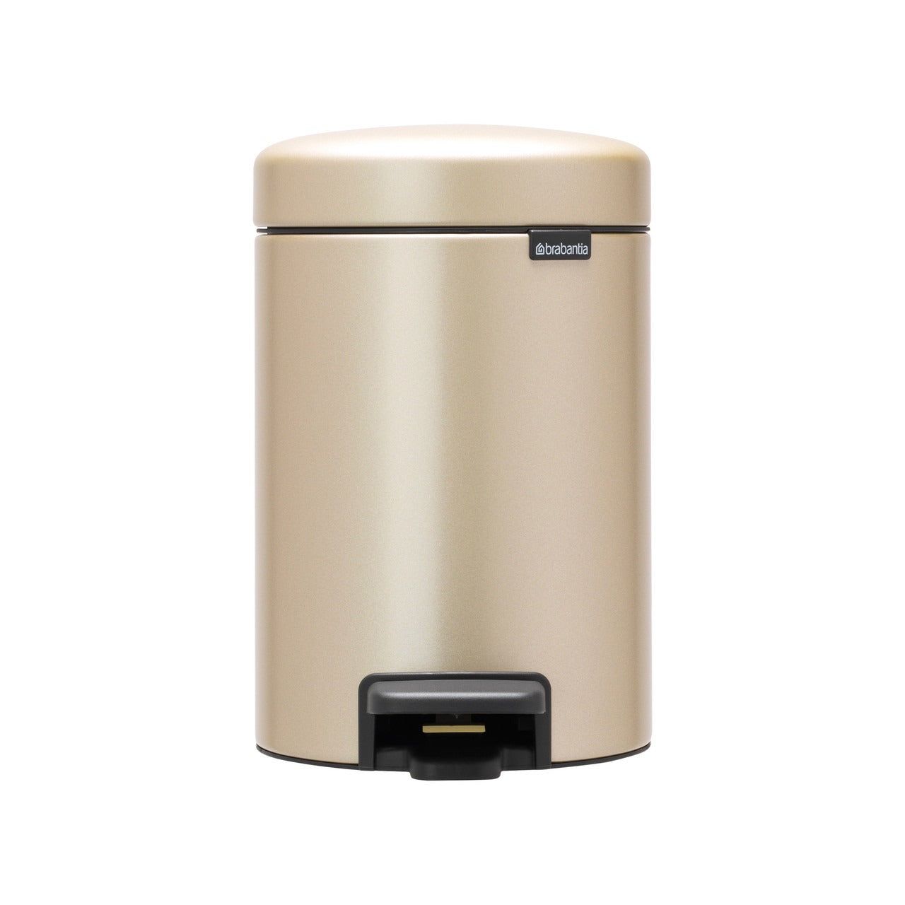 BRABANTIA NewIcon Pedal Bin, 3L - Metallic Gold