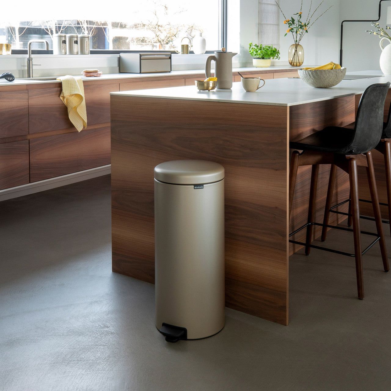 BRABANTIA NewIcon Pedal Bin, 30L - Metallic Gold