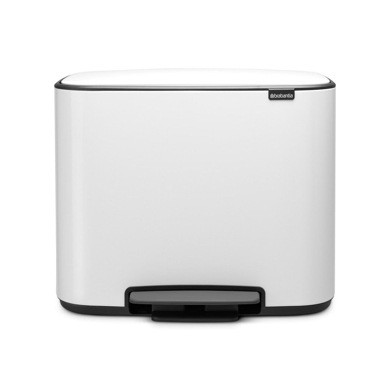 BRABANTIA Bo Pedal Bin, 11 + 23L - White