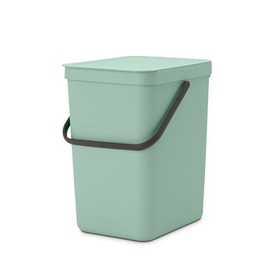 BRABANTIA Sort &amp; Go Waste Bin, 25L - Jade Green