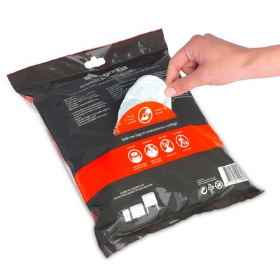 BRABANTIA PerfectFit Bags, Code J, 20-25L, 40 Bags - White