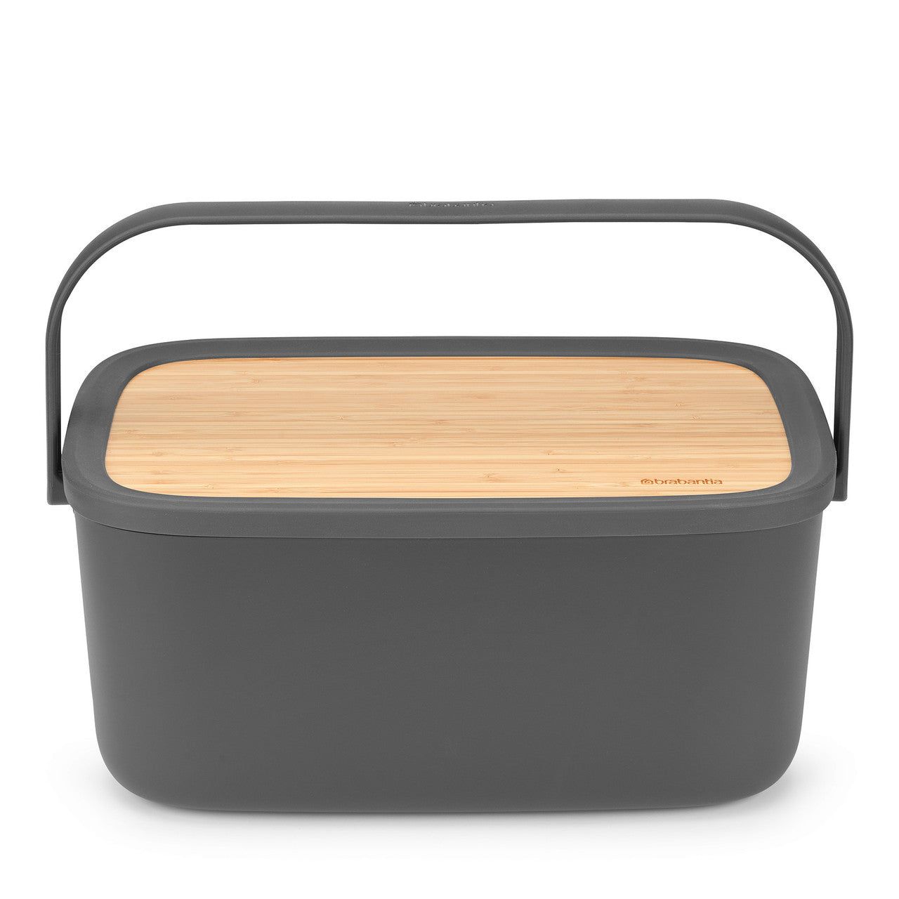 BRABANTIA Nic Bread Bin - Dark Grey