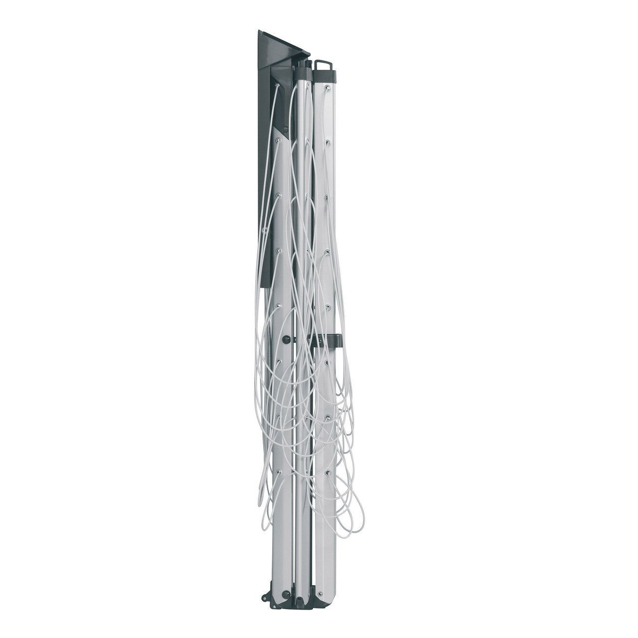 BRABANTIA WallFix, 24m, with Protection Cover - Metallic Grey