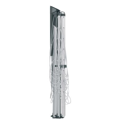 BRABANTIA WallFix, 24m, with Protection Cover - Metallic Grey