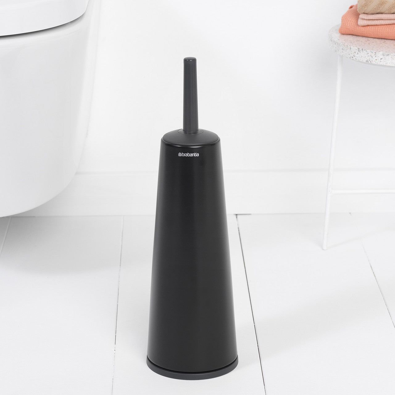 BRABANTIA ReNew Toilet Brush and Holder - Matt Black