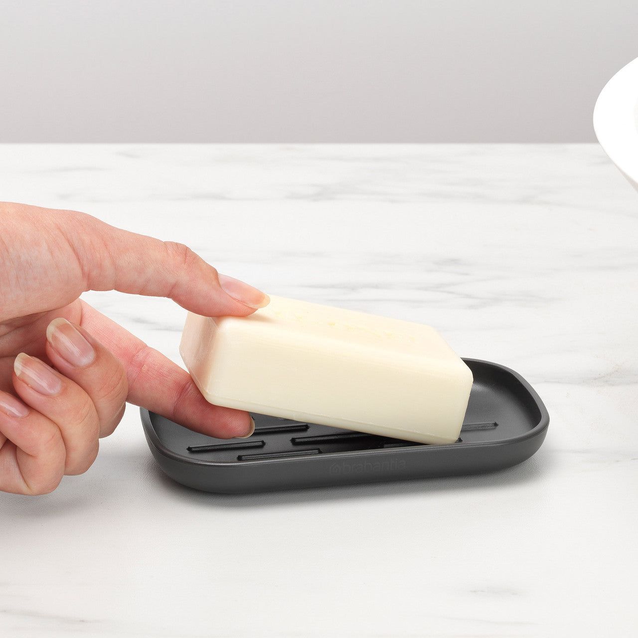 BRABANTIA ReNew Soap Dish - Dark Grey