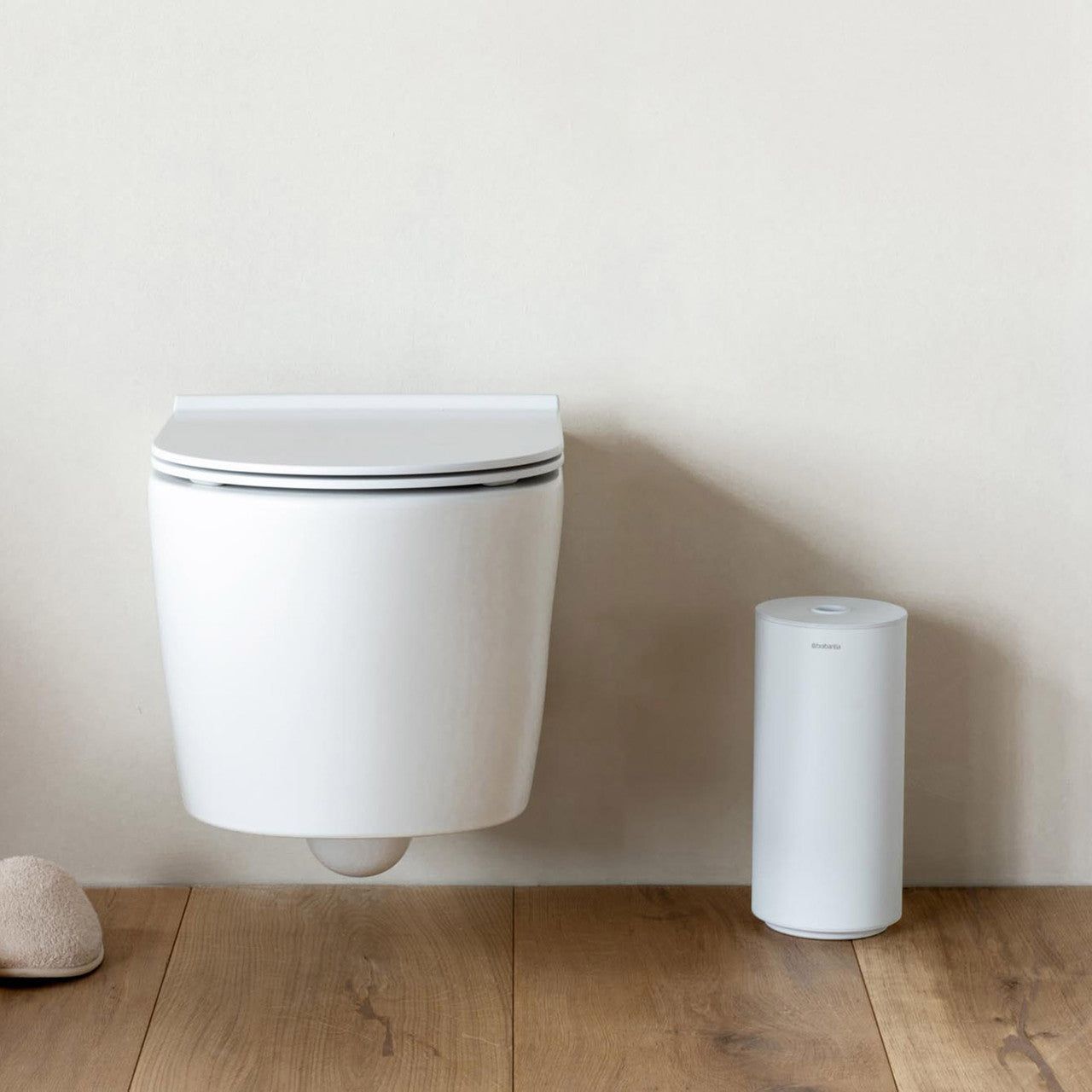 BRABANTIA MindSet Toilet Roll Dispenser - Mineral Fresh White