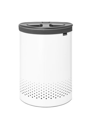 BRABANTIA Laundry Bin, 55L, Selector - White