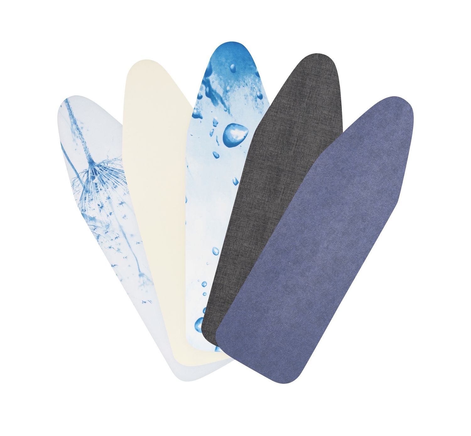 BRABANTIA Ironing Board Cover D, 135x45cm 2mm Foam - Neutral Mixed