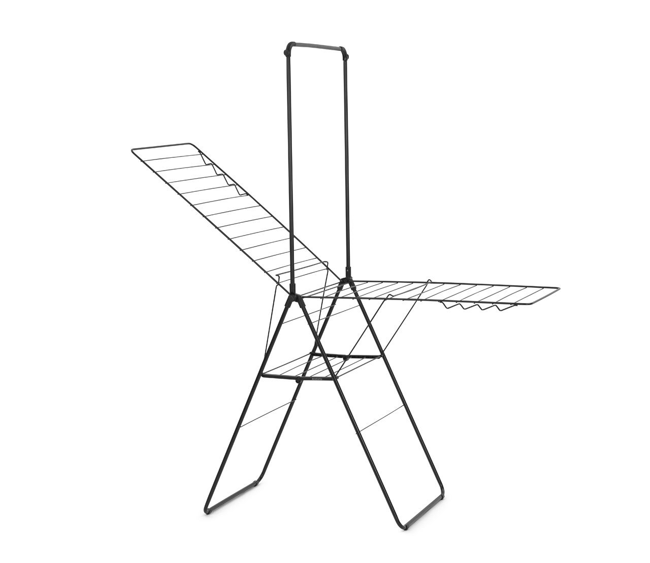 BRABANTIA HangOn Drying Rack, 25 m with rod - Matt Black