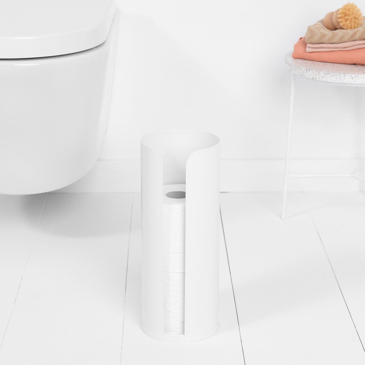 BRABANTIA ReNew Toilet Roll Dispenser - White