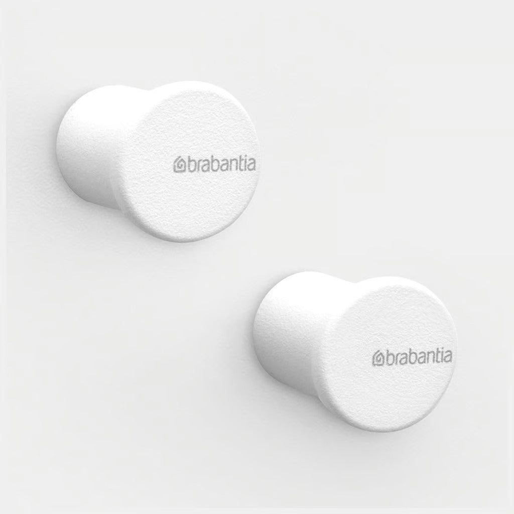 BRABANTIA MindSet Towel Hooks, set of 2 - Mineral Fresh White