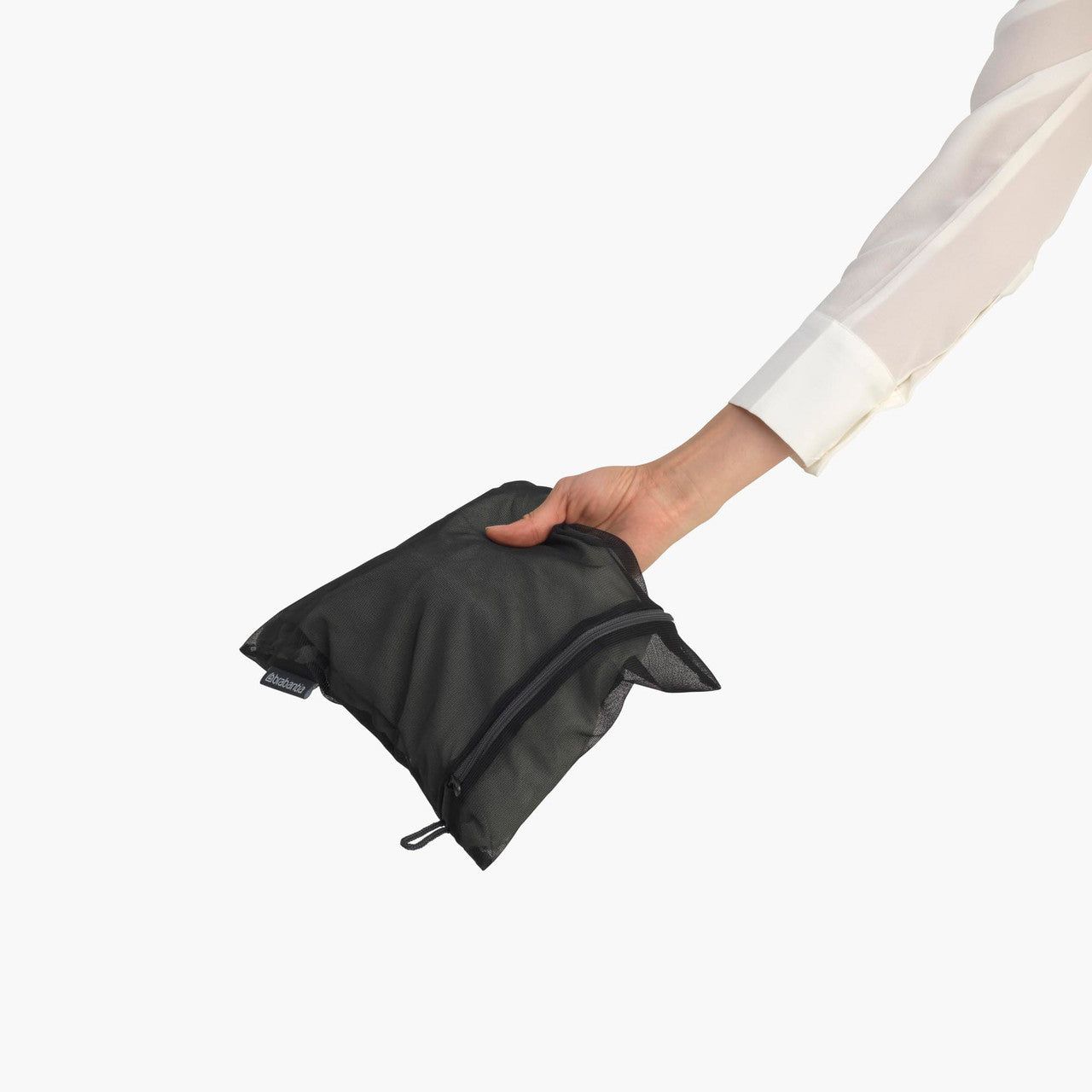 BRABANTIA Wash Bags, set of 3, in 2 sizes - Black