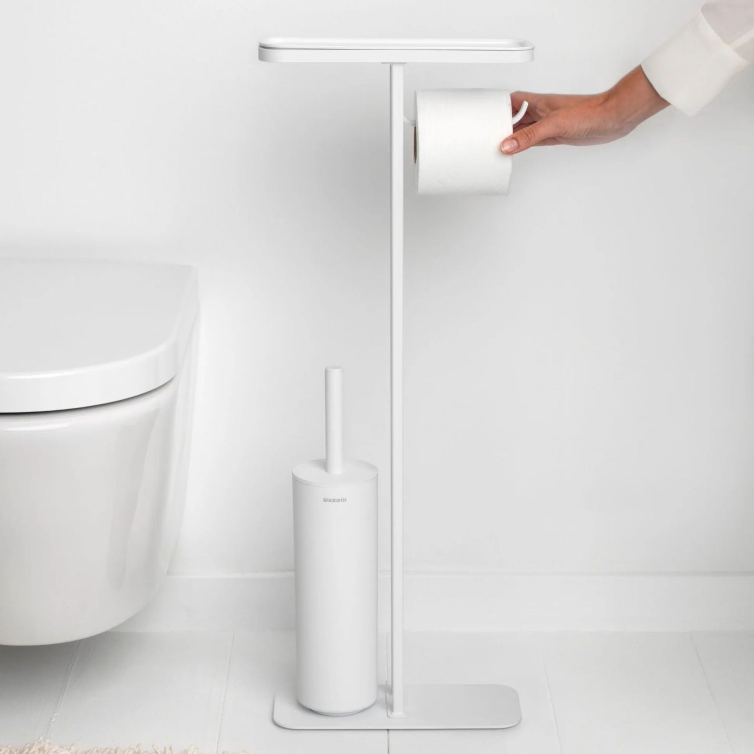 BRABANTIA MindSet Toilet Butler - Mineral Fresh White