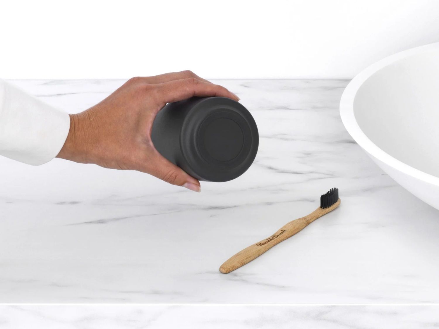 BRABANTIA MindSet Toothbrush Holder - Mineral Infinite Grey