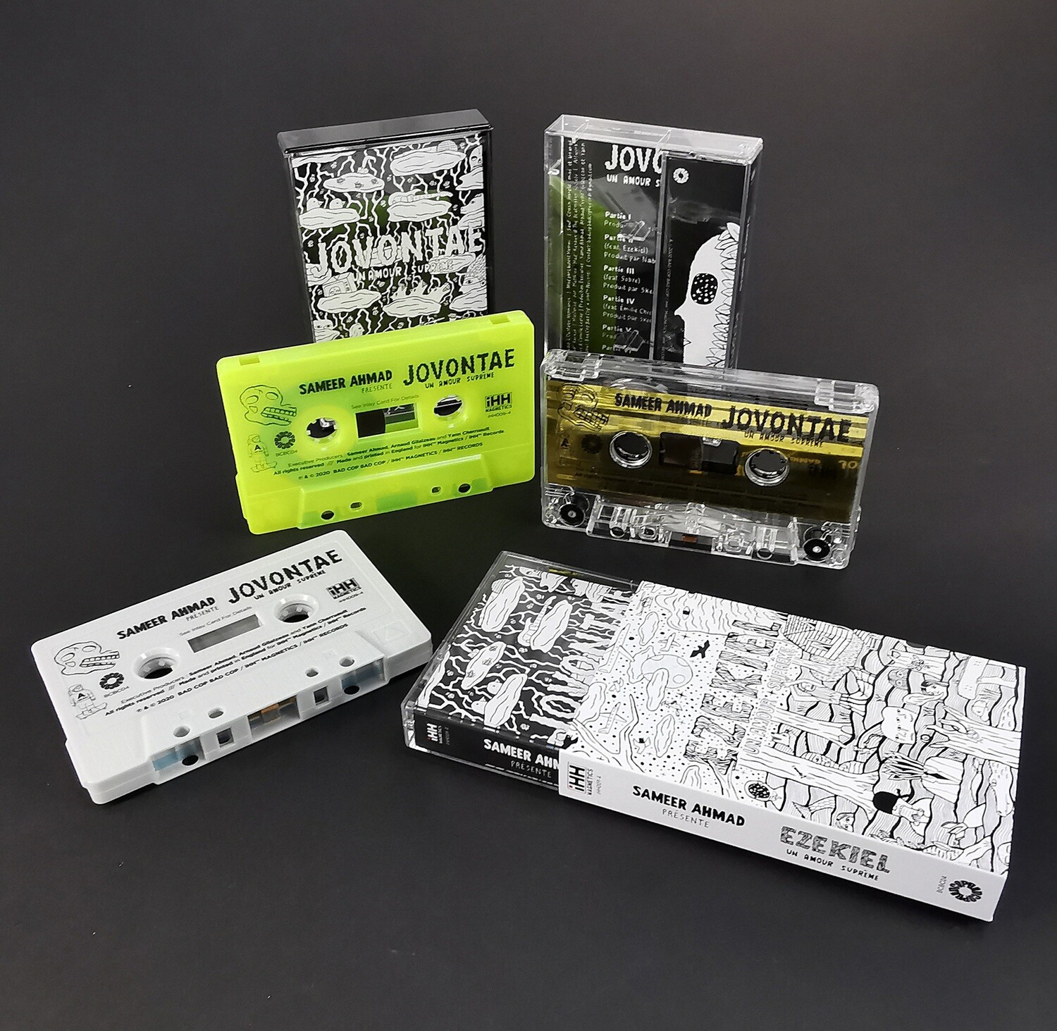 [CASSETTE AUDiO] SAMEER AHMAD "Jovontae / Ezekiel" CASSETTE + FOURREAU exclusif + LIEN TÉLÉCHARGEMENT OFFERT !  [Couleurs au choix : GRiS ou BLANC]  >>> EN STOCK !