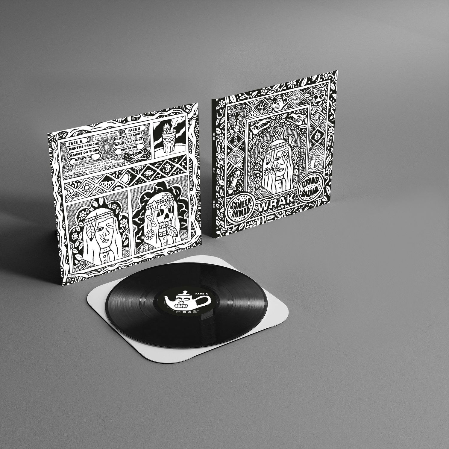 [ ViNYLE 12" ] SAMEER AHMAD x GRANDBAZAAR "Wrak"   >>> Édition Limitée <<<