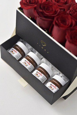 NUTELLA SURPRISE (8 Fresh Roses) NUTELLA SURPRISE (8 Fresh Roses)