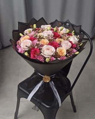 Wrapped Standing Bouquets