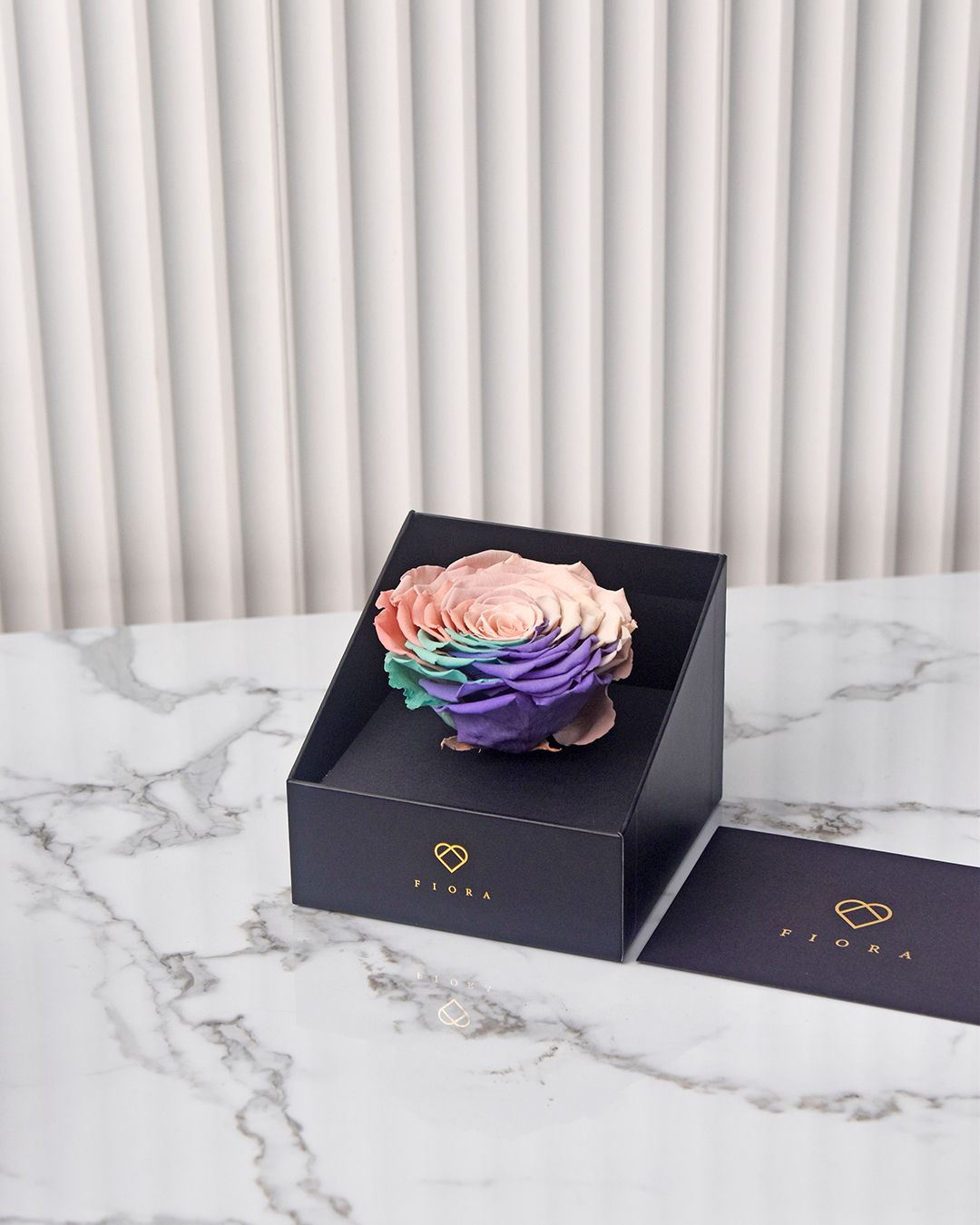 ForeverFiora: Timeless Rainbow Rose (Acrylic Box)