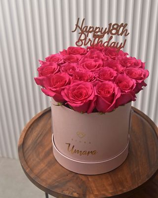 Classic Bucket Medium: Roses 18