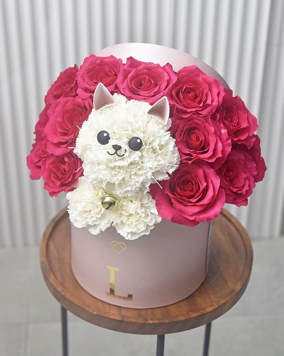 Kitty Surprise! (All Rose Background)