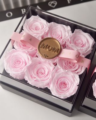 ForeverFiora Timeless Rose Grid (Acrylic Box)