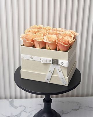 Suede Box Roses 4x3