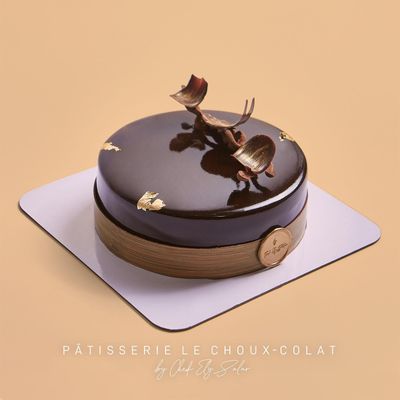 Chocolate or Coffee Creme Brulee Entremet Cakes