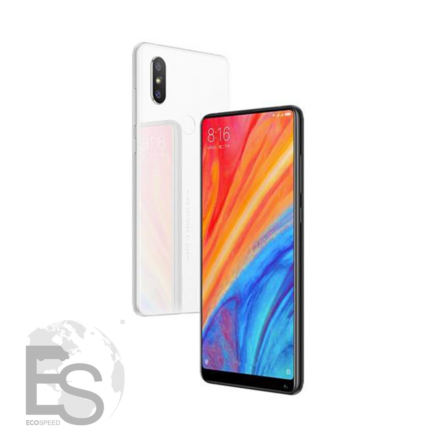 【美品】Xiaomi Mi MIX2s 6GB/128GB Xiaomi Mi Mix 2 128GB Dual-SIM Black Factory Unlocked 4G/LTE