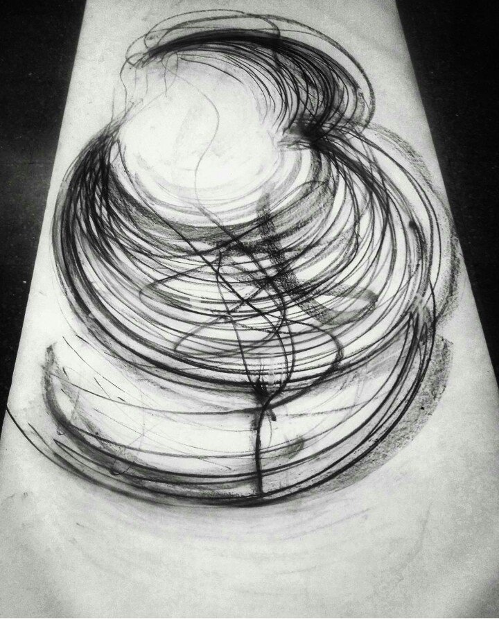 Dibujo Serie &quot;memoria del cuerpo&quot; Draw XVI