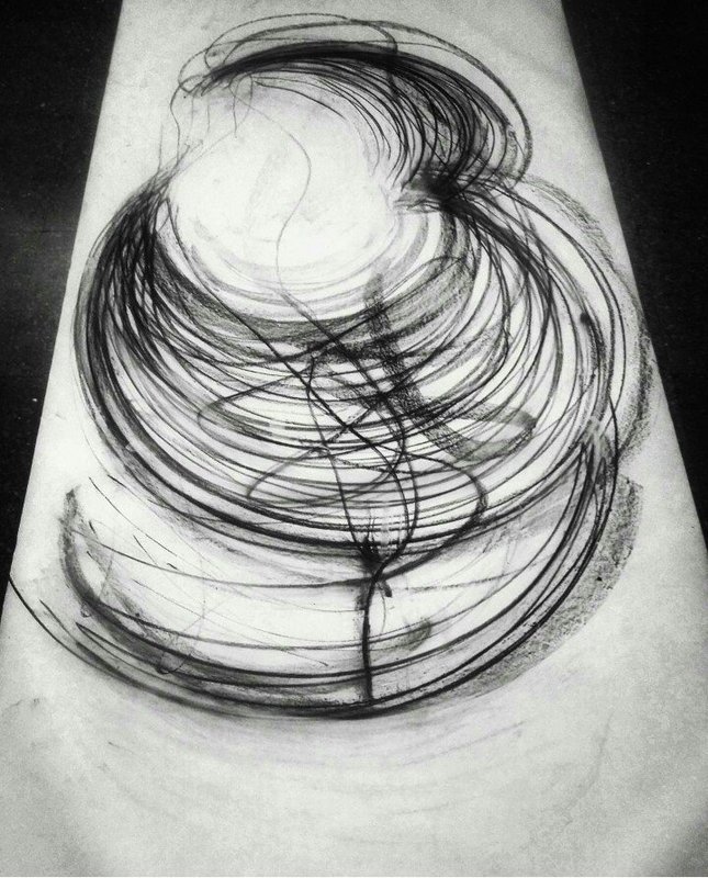 Dibujo Serie &quot;memoria del cuerpo&quot; Draw XVI