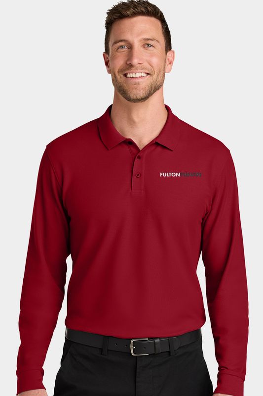 Port Authority Wearever Signature Pique Long Sleeve Polo