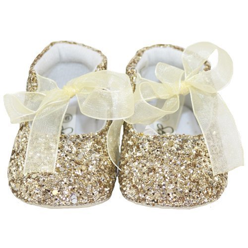 glitter pram shoes