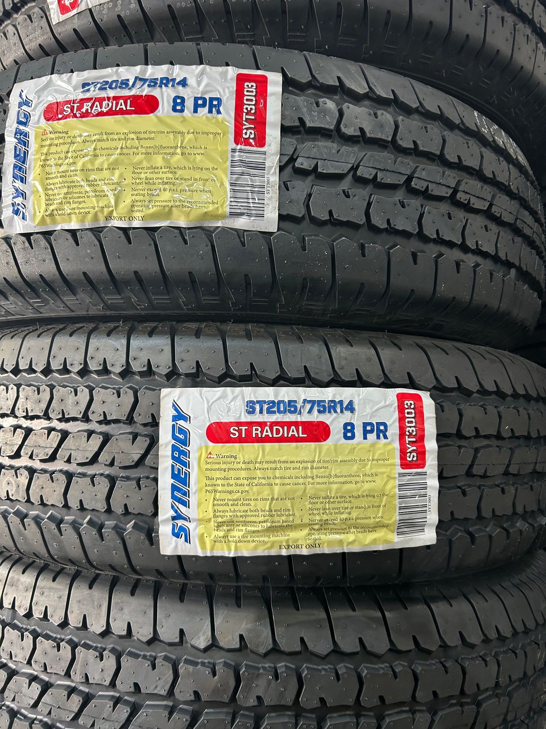 ST205/75/14 -8Ply / 8 Lonas