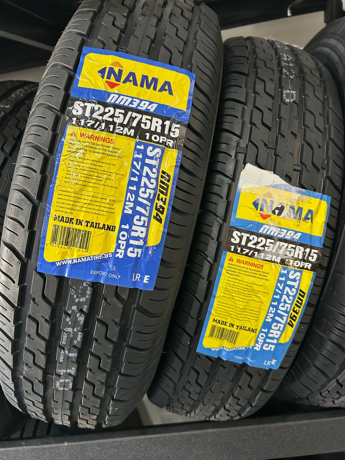ST225/75/15 -10Ply / 10 Lonas