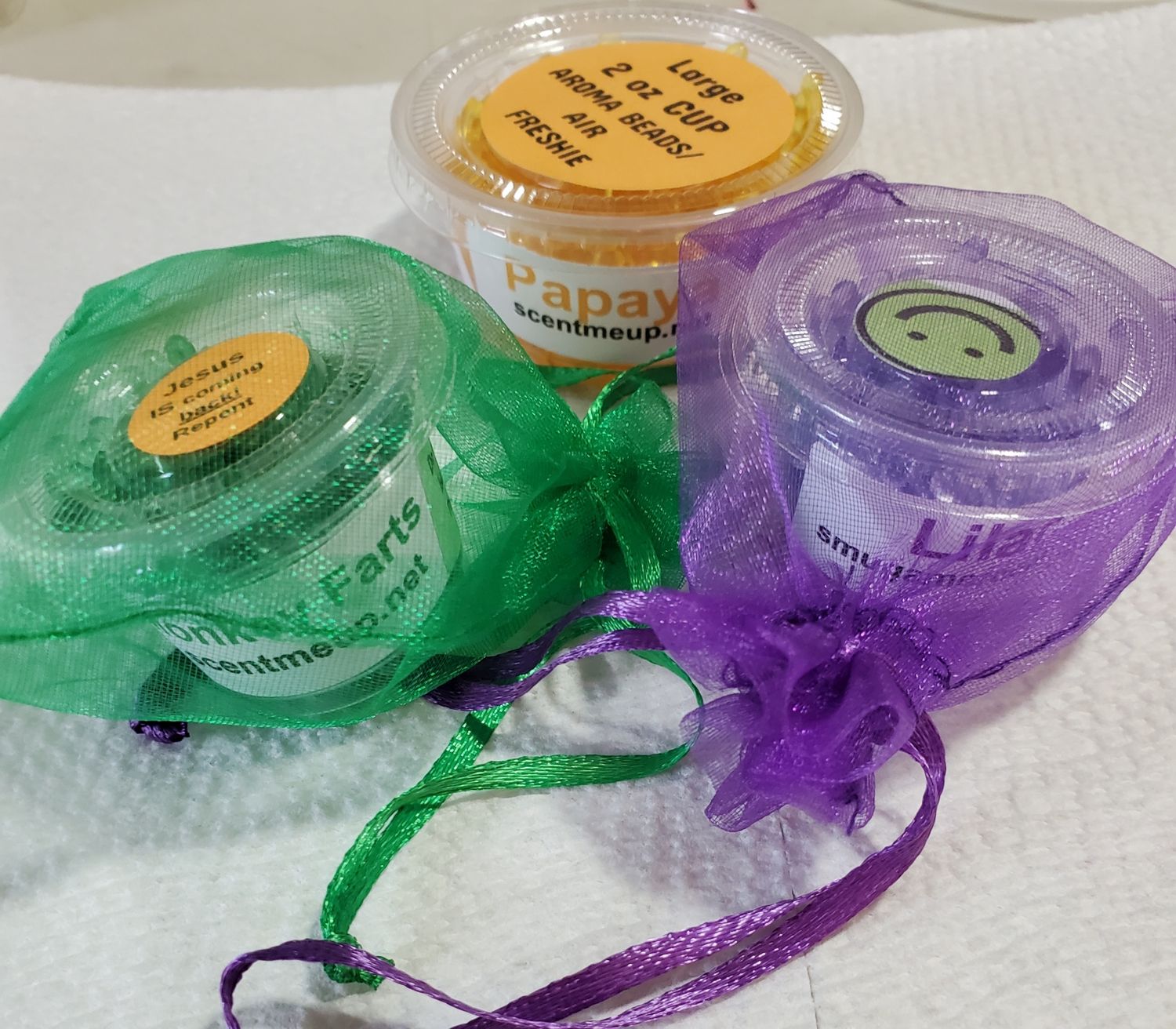 air freshies - Retired / Discontinued Scents in small cups