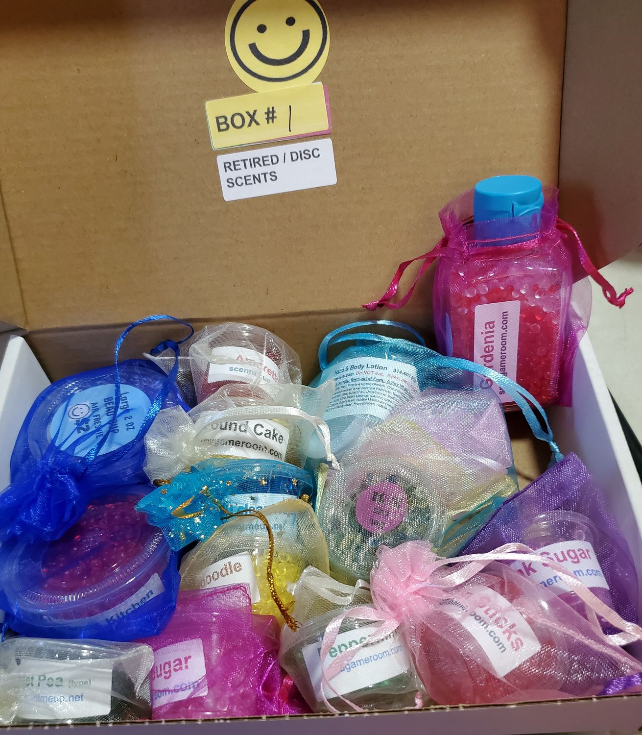 BOX 1 - AIR FRESHIES - retired scents