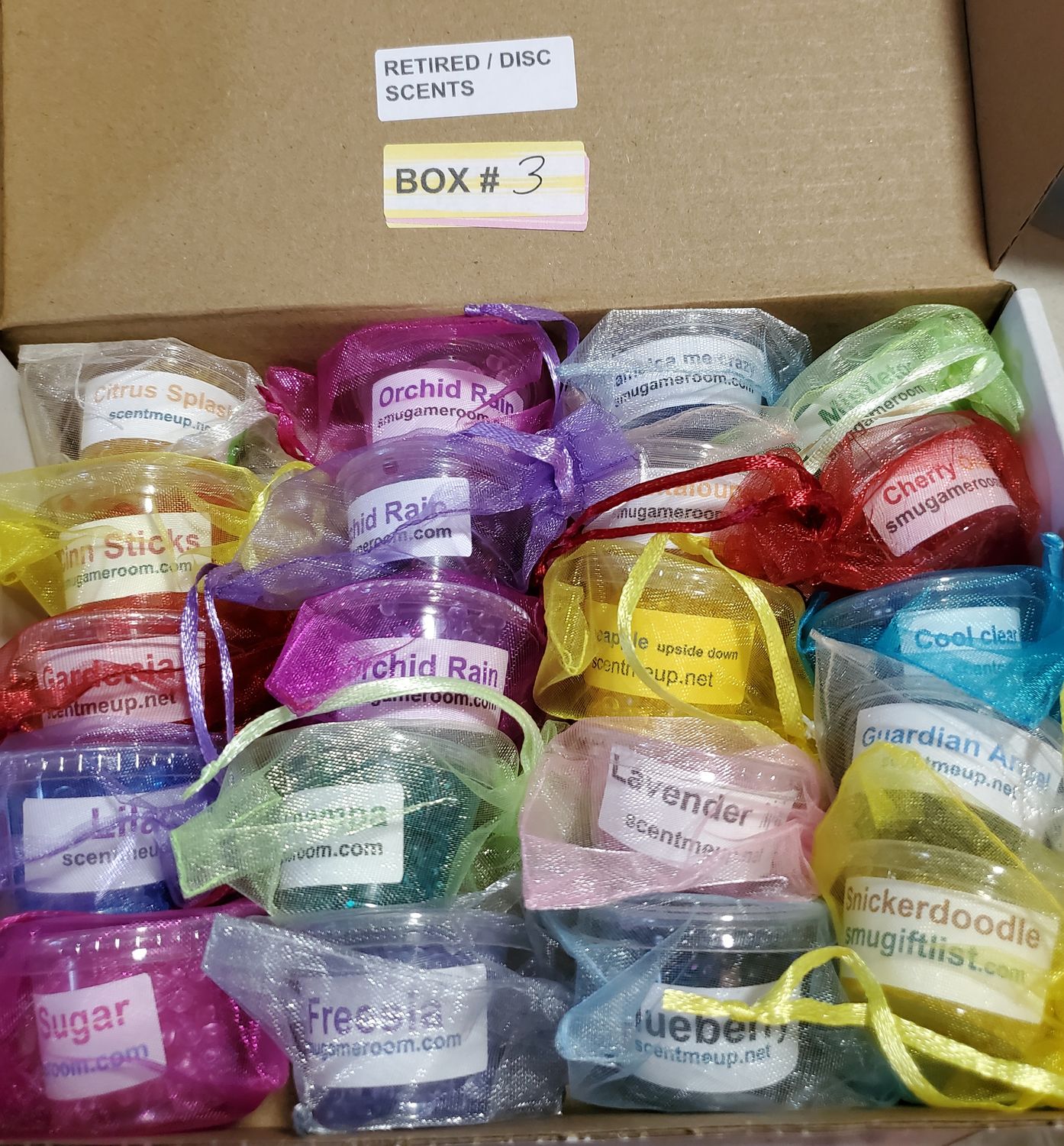 BOX 3 - AIR FRESHIES - retired scents