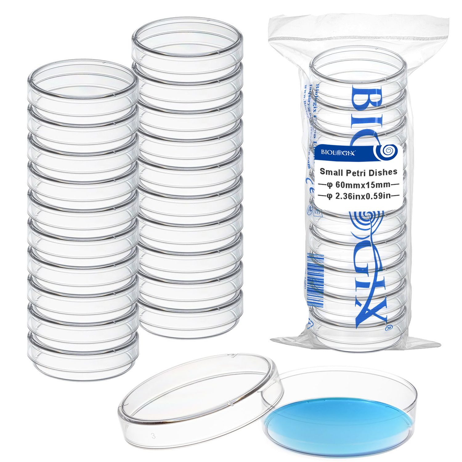 Biologix® 滅菌シャーレ（フタ付き）60×15mm