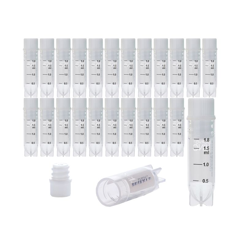 CryoKING® クライオバイアル サイドバーコード付き-2.0 ml インナーキャップ
