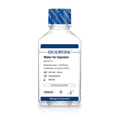 Biologix® 細胞培養用WFI（注射用水グレード）、滅菌済み、500mL