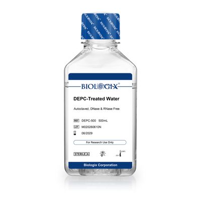 Biologix® DEPC処理水、DNase・RNaseフリー、滅菌済み、500mL