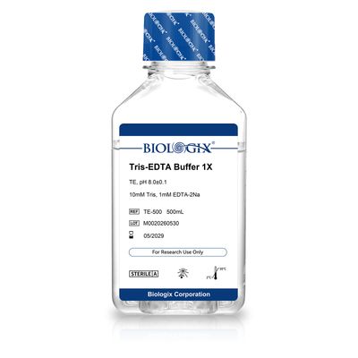 Biologix® TEバッファー 1× Tris-EDTA DNA溶解・希釈・溶出・保存 分子生物学 研究用 500mL
