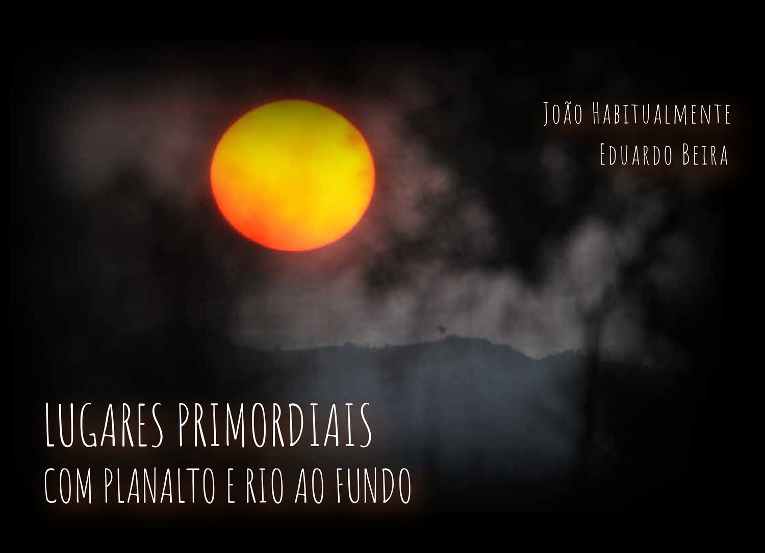 Lugares primordiais com planalto e rio ao fundo
